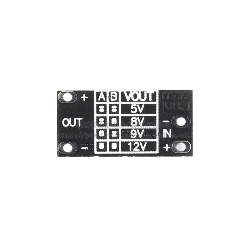 Módulo de impulsionador de bateria de lítio, 3.7v para 12v 5v/8v/9v/12v impulsionador de bateria de lítio