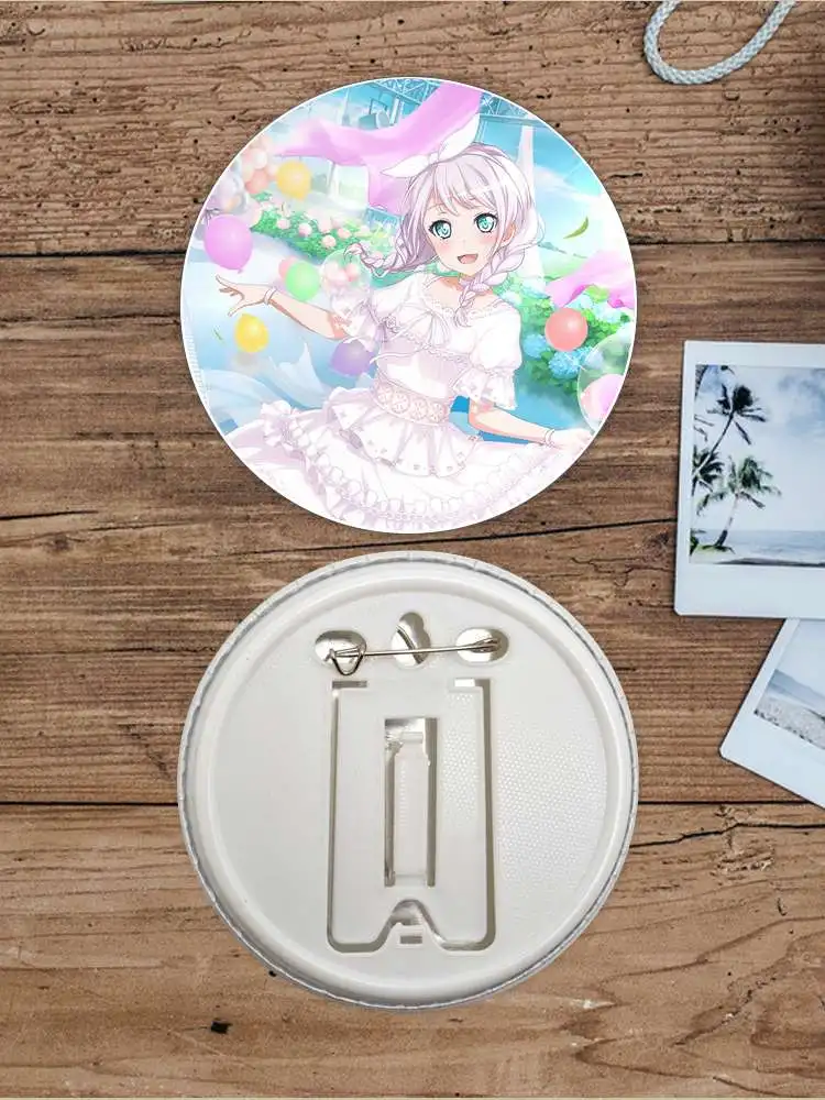 Wakamiya Eve Game Anime Rick Danemark ge Brooch, Anchor Peripharrate Pin, btMetal Insignias, btClothes