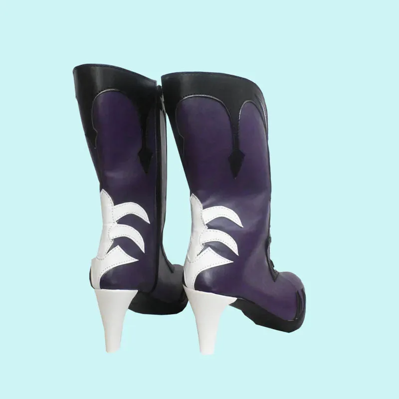 

CyHonkai: Star Rai Hysilens Cosplay Shoes Game Helektra Cosplay Boots High Heeled Shoes For Hallowmas Party Adult Women Men