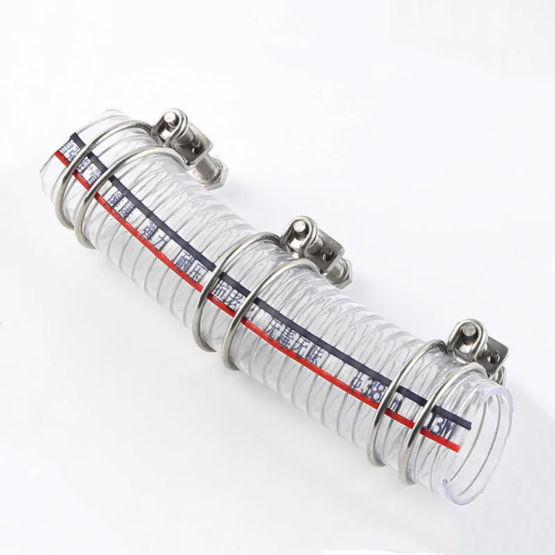 304 Stainless Steel Wire Hoop Double Wire Throat Hoop Strong Clip Adjustment Fixed Hose Hoop Water Pipe Ventilation Pipe New