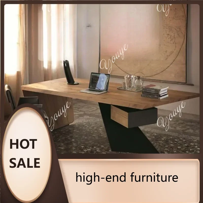 

PW креативный элегантный вспомогательный офисный стол, роскошный письменный стол для ноутбука, сидячий компьютерный стол, кабинет, кофе, Scrivania, офисная мебель