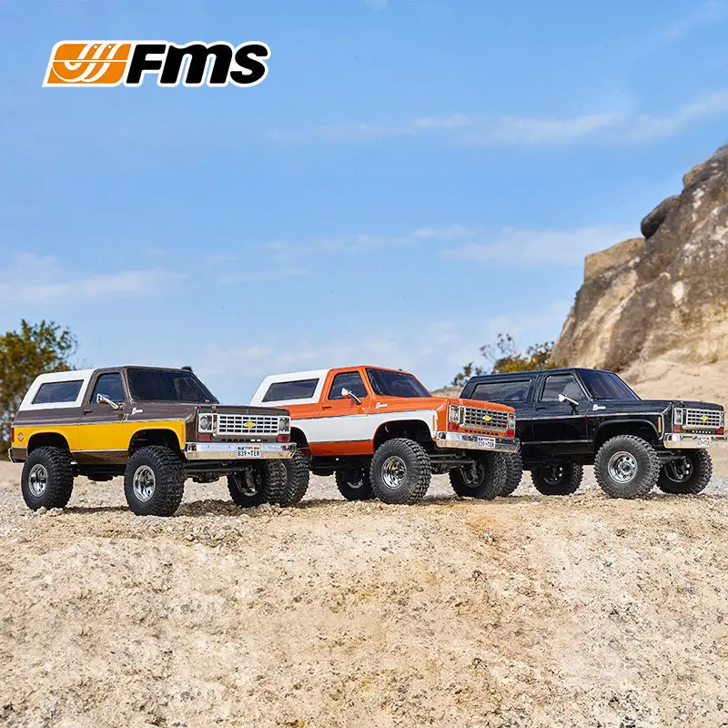 Fms 1/24 Fcx24 Chevrolet K5 Rc Car 4wd Off Road Crawler Model 2.4ghz Remote Control Vehicle For Desktop Outdoor Adventure