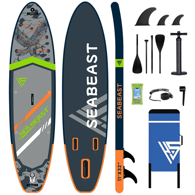 Mar besta inflável sup placa sap levante-se dupla camada paddle