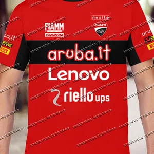 Moto-T-Shirt für Männer Ducatis 3D Print Motorrad T-Shirt Running Anzug Sommerschuhe Trockener Dry Dry Cycling Jersey Tops 9 Hauptverkaufs Ducati -Kleidung - №7