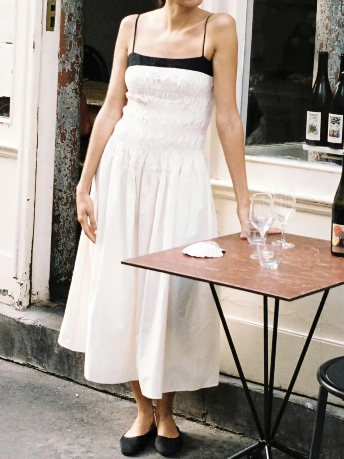 

Women Waist-cinching Sling Robe Early Spring 2026 Color Contrast Square Collar Sleeveless Casual Female Maxi Dress