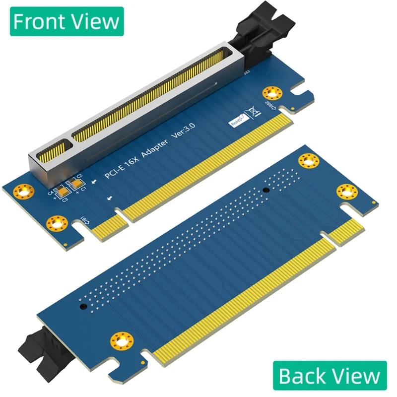 Плата переходников PCIe 16X Удлинительный кабель PCIe 16X Адаптер угловых переходников под углом 90 градусов