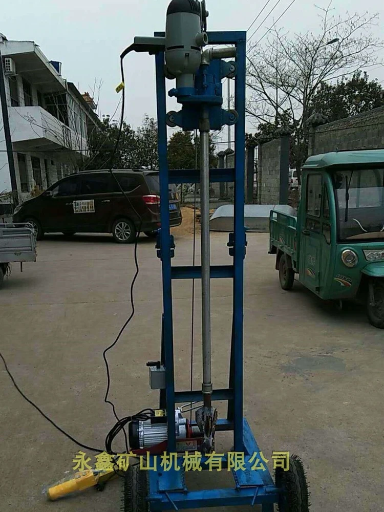 Well drilling equipment drilling machine drilling machine for home small 100 meters indoor automatic lifting folding water well