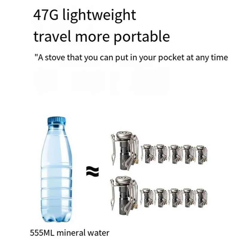 

2800W Outdoor Camping Folding Super Mini Oven Pocket Picnic Cooking Gas Burner Cooker Furnace Stove