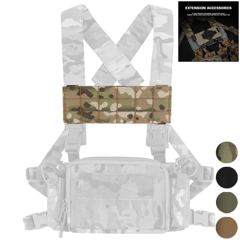 

Thorax MOLLE Expansion Panel EUD Bridge Compatible Airsoft Chest Rig Modular Attachment System For Hunting Airsoft D3CRM Vest