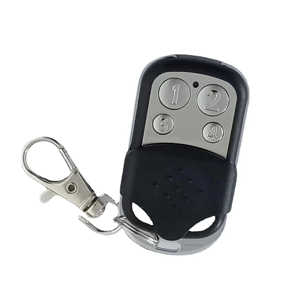 4 Buttons Universal 433MHz Garage Door Opener Remote, 4Button Lock Unlock Metal Push Button Remote Control Transmitter
