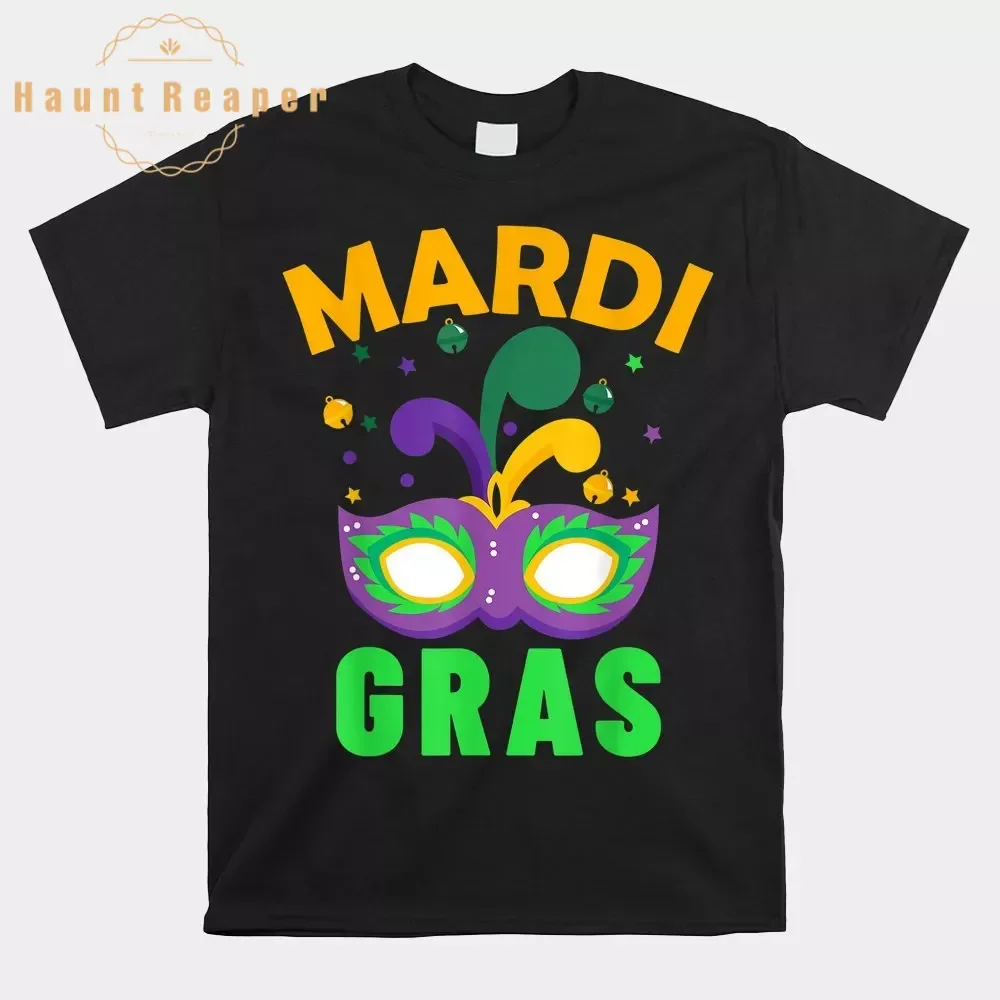 Haunt Reaper Men T Shirt Mardi Gras Cool Shirt Print Tops Tees Prevailing Cotton Men's T-Shirt