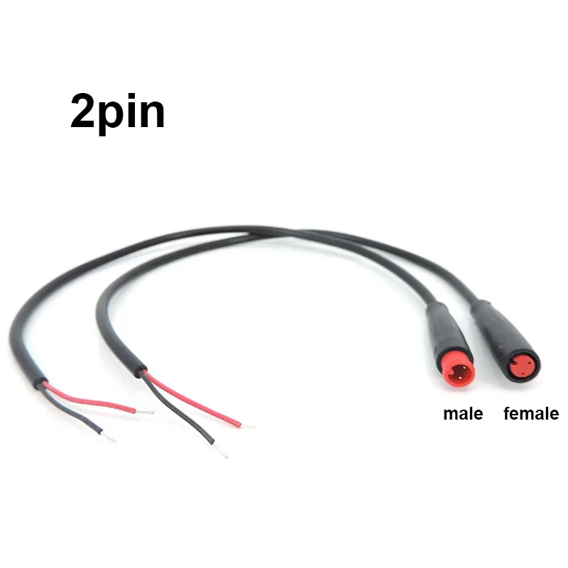 6mm M6 2 3 4 5 6 Pin male female Julet Electric bike Butt Plug Connector waterproof Scooter Brake Cable Pluger Signal Sensor