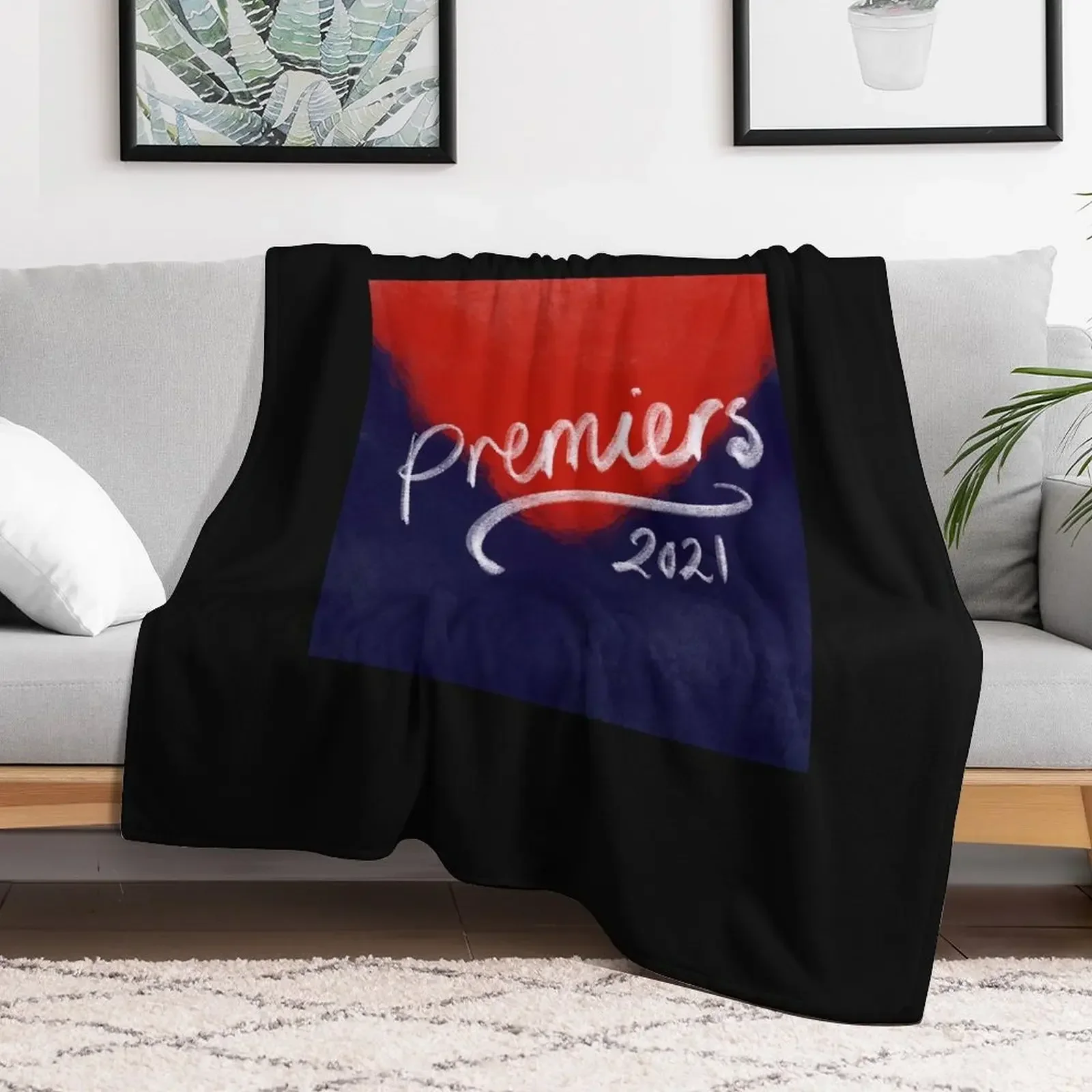 

Melbourne Demons Dees Premiers 2021 Classic T-Shirt Throw Blanket valentine gift ideas Decorative Throw Flannel Fabric Blankets