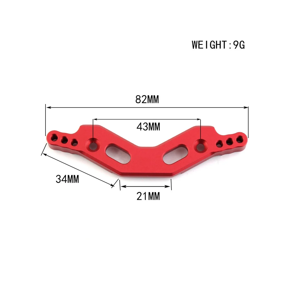 Металлическая передняя и задняя Противоударная башня для ARRMA 1/10 KRATON Granite Big Rock SENTON 3S Радиоуправляемая автомобиль, 1, 2 шт.