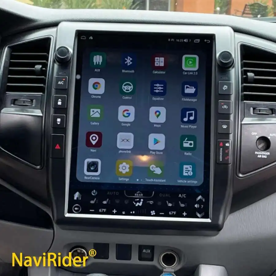 

13-дюймовый экран Tesla Android Radio 2din для Toyota Tacoma 2005 2015 GPS Carplay Автомобильный мультимедийный видеоплеер Стерео головное устройство Navi