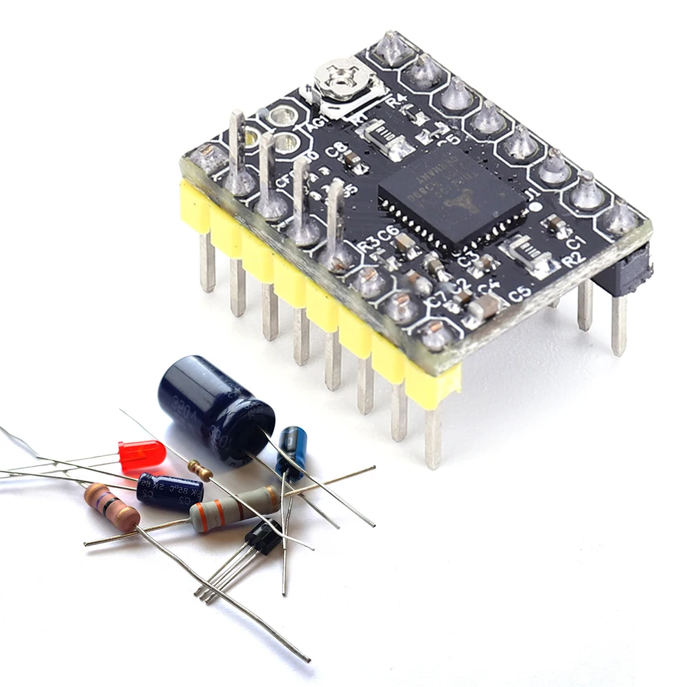 TMC2130 V1.1 Driver Motor Stepper Pengisian Daya USB Bagian Printer 3D Pembuangan Panas Yang Baik Papan Kontrol Printer 3D untuk Manta/Turbo