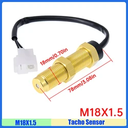 Universal Diesel Gasoline Engine Motor Boat Tacho RPM Sensor M16X1.5 M18X1.5 Tacho Sensor  Tachometer Sensor 1PCS