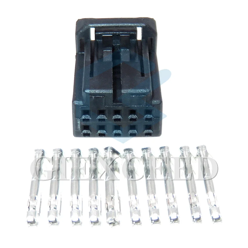 

2 комплекта, 10-контактный автомобильный незапечатанный адаптер, автомобильный разъем для проводов серии 0,6, автомобильный разъем переменного тока в сборе, электрический жгут проводов