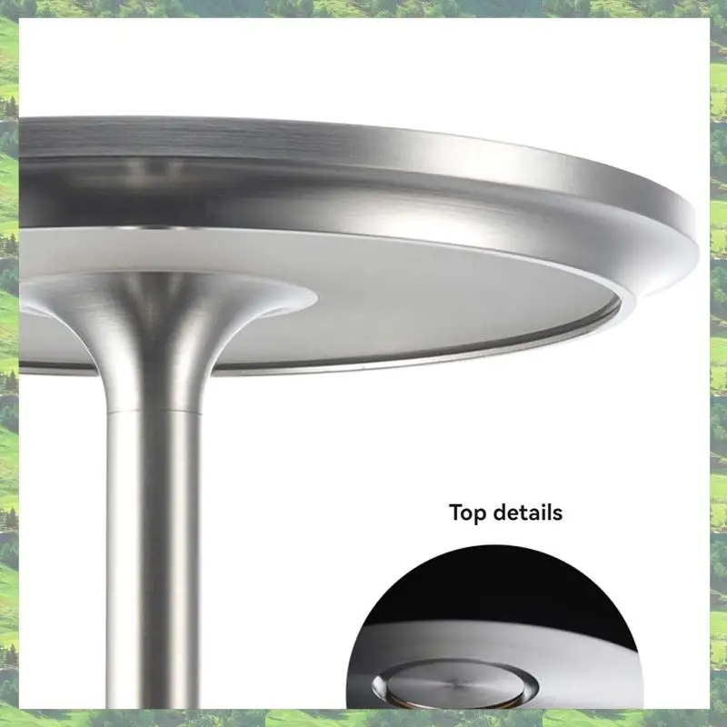 A59Z-مصابيح طاولة لاسلكية قابلة للشحن بطارية محمولة مصباح الطاولة 3 ألوان يعتم LED مصباح الطاولة للعشاء في الهواء الطلق #2