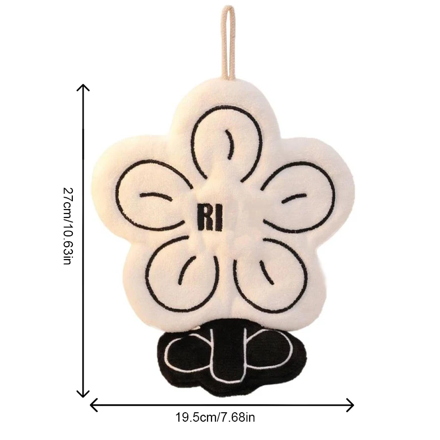 Asciugamano floreale - Tessuto spesso altamente assorbente Asciugatura rapida Senza odori Design carino per uso cucina e bagno