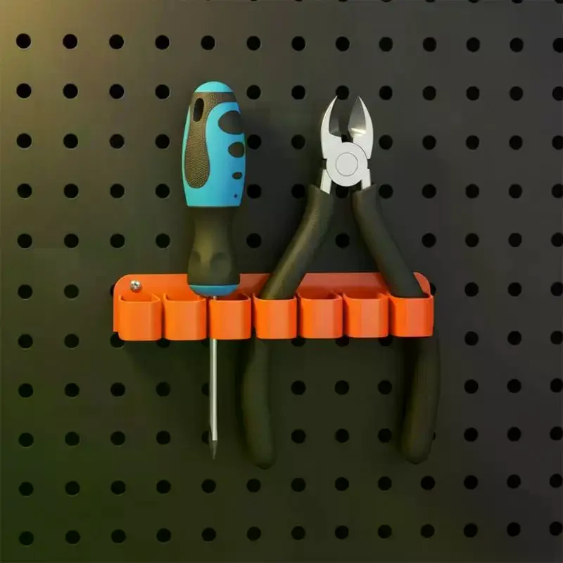 Two-Piece Wall-Mounted Tool Storage Rack Garage Tool Rack For Screwdrivers Head Storage Toolbox And Pliers