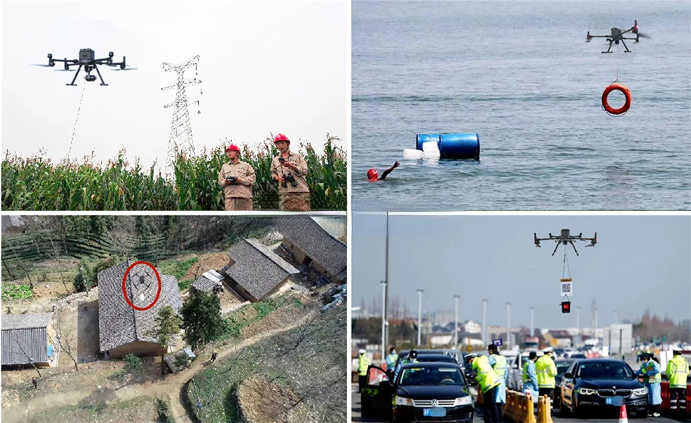 Ondersteuning 25Kg Dji Matrice300 Rtk Drone M300 Rtk Air Payload Drop Release Haak Mechanisme Systeem Onderdelen