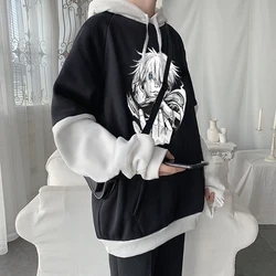 Anime Jujutsu Kaisen Harajuku Gojo Satoru Manga Hoodies Cool Cartoon Men Hip Hop Long Sleeve Plus Size Women Winter Sweatshirts