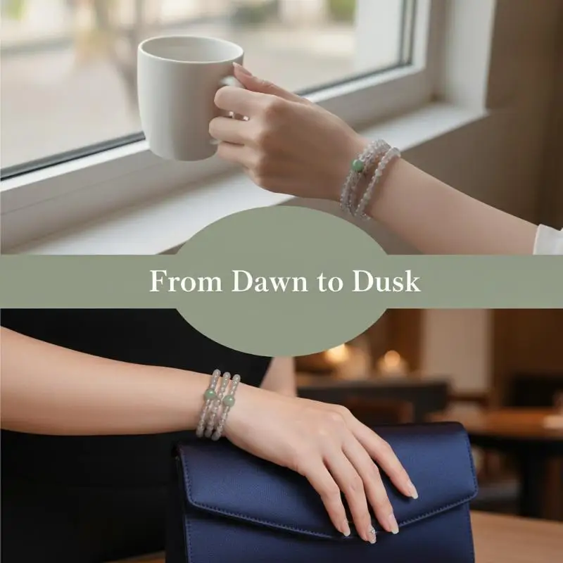 Damen-Imitationsperlenarmband Vintage Luxus Schmuck im chinesischen Stil – Detail 1