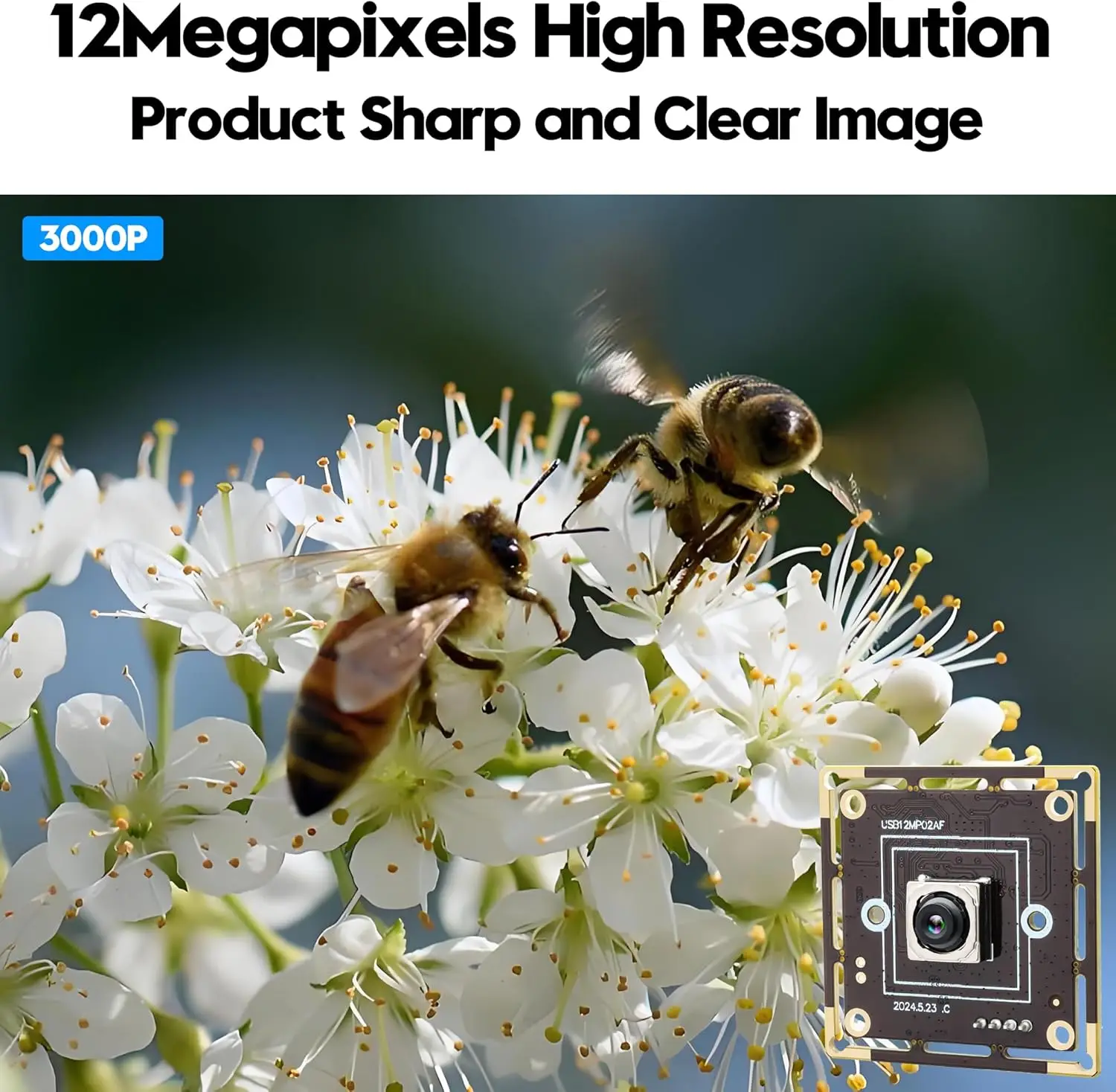 ELP 12MP PDAF USB Camera 300ms Fast Autofocus 4K Webcam High Speed 1080P 60fps Camera With 65 Degree No Distortion Lens For PC