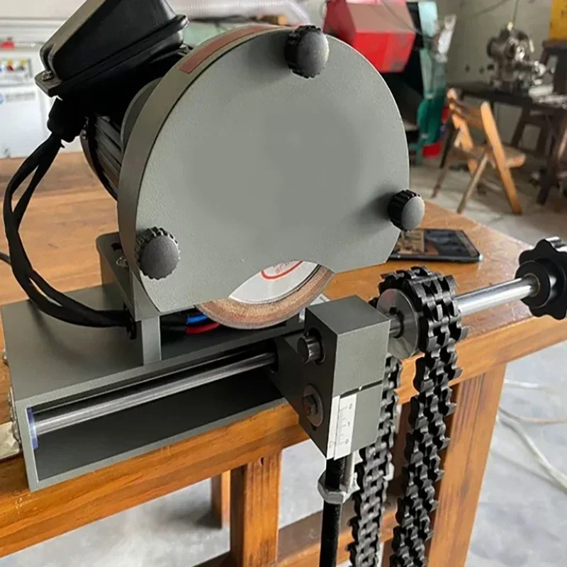 

125W Chain Saw Sharpening Machine Portable Automatic Chain Sharpener MLJ-250 Angle Adjustable 750r/min for Grinding Chains