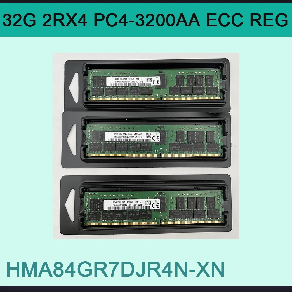 

1 PCS 32G 2RX4 PC4-3200AA ECC REG For SKhynix Server Memory HMA84GR7DJR4N-XN