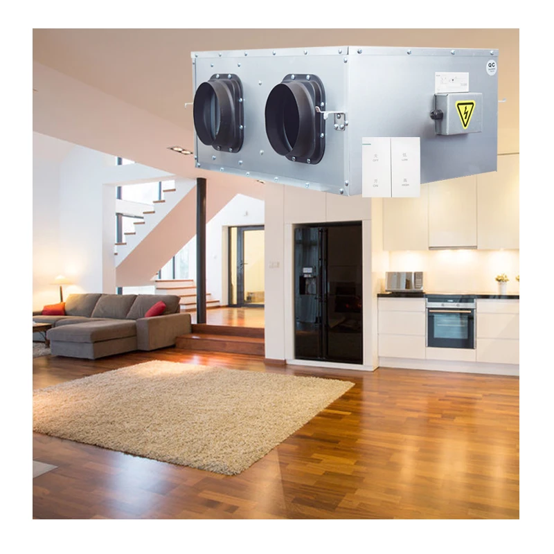 

Бесшумный двухсторонний расход Коммерческий бытовой очиститель воздуха Система вентиляции свежего воздуха 220 В переменного тока Канальный вентилятор Основный двигатель Компонент Офисы