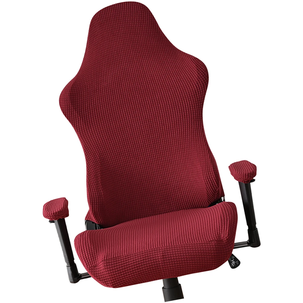 

1Set Gaming Chair Cover Elastic Protector Slipcover Washable Office Computer Chair Cover Scratch Resistant