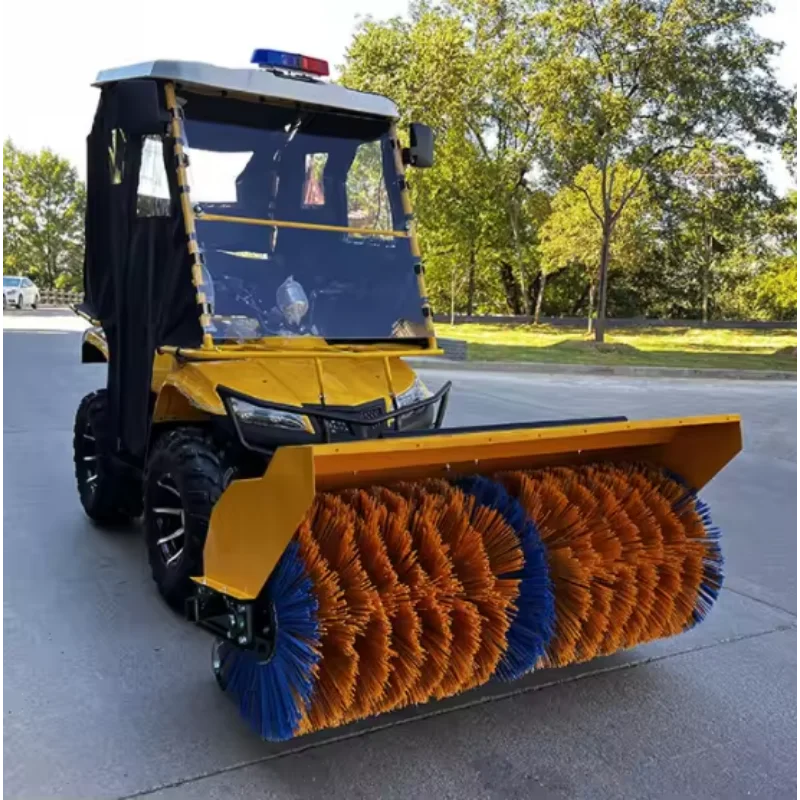 YG Widely Using Snow Sweeper Machine Portable Four-wheel Beach Driving Snowplow Snow Clearing Remover Vehicle Price for Norway
