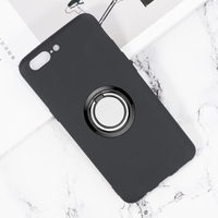 for OnePlus 5 Back Ring Holder Bracket Phone Case Cover Phone TPU Soft Silicone Cases for OnePlus 5 A5000 5.5\