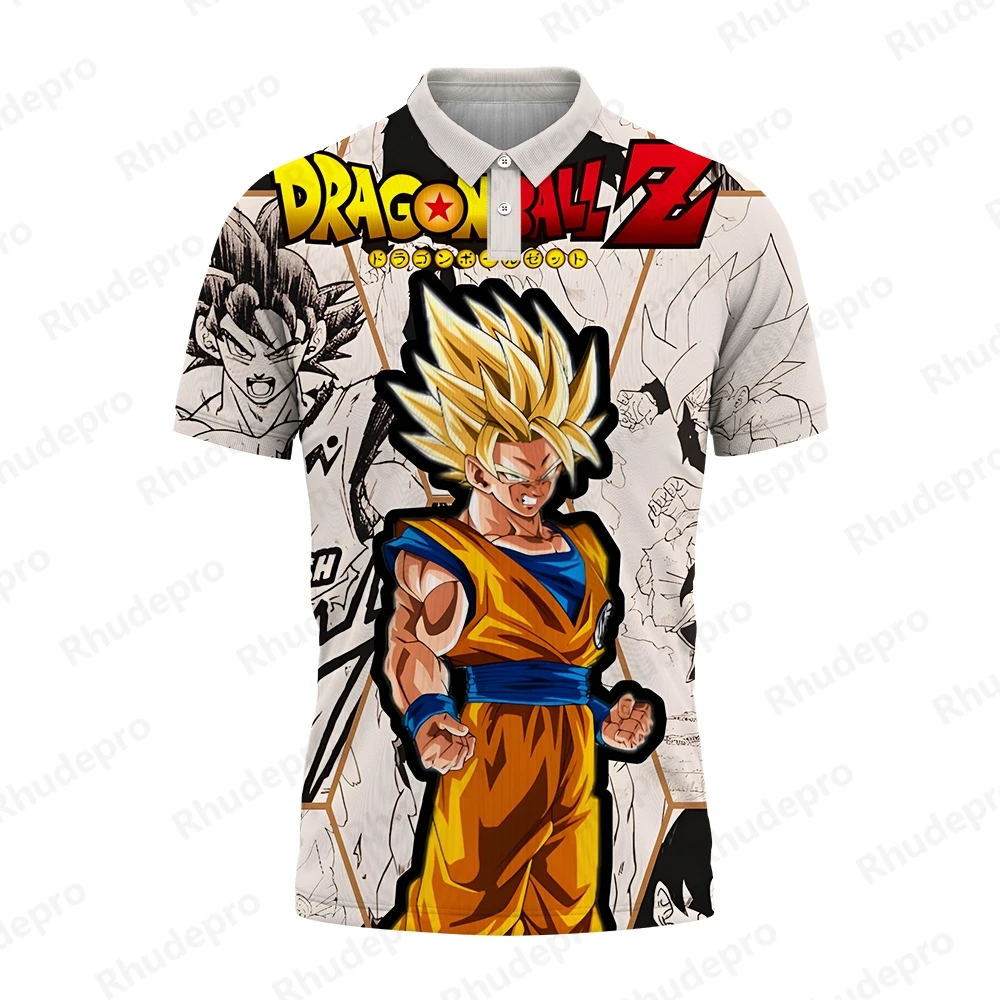 Y 2K Japanse Anime Poloshirts Voor Mannen Cosplay T-Shirt Cadeau Streetwear Met Korte Mouwen Oversized Tops Harajuku Stijl Kleding 5xl