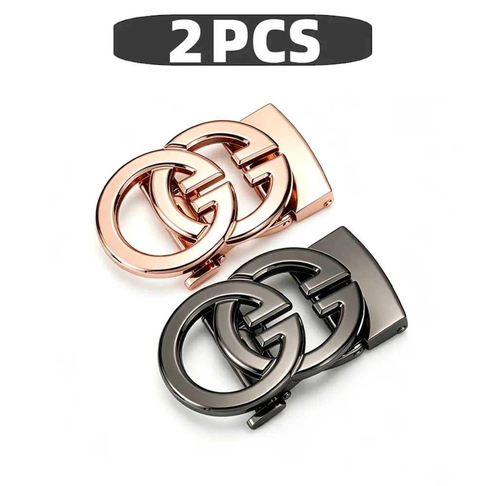 Fashion Alloy Automatic Buckle Male Ratchet Belt Repair Replacement Accessories Only Fit 3.2-3.5cm Belt Band