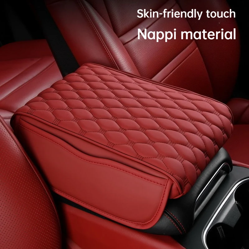 Memory Cotton Car Storage Box Pad Height Increasing Armrest Pad Car Mat Accessories Vehicle Organizer Enhancer