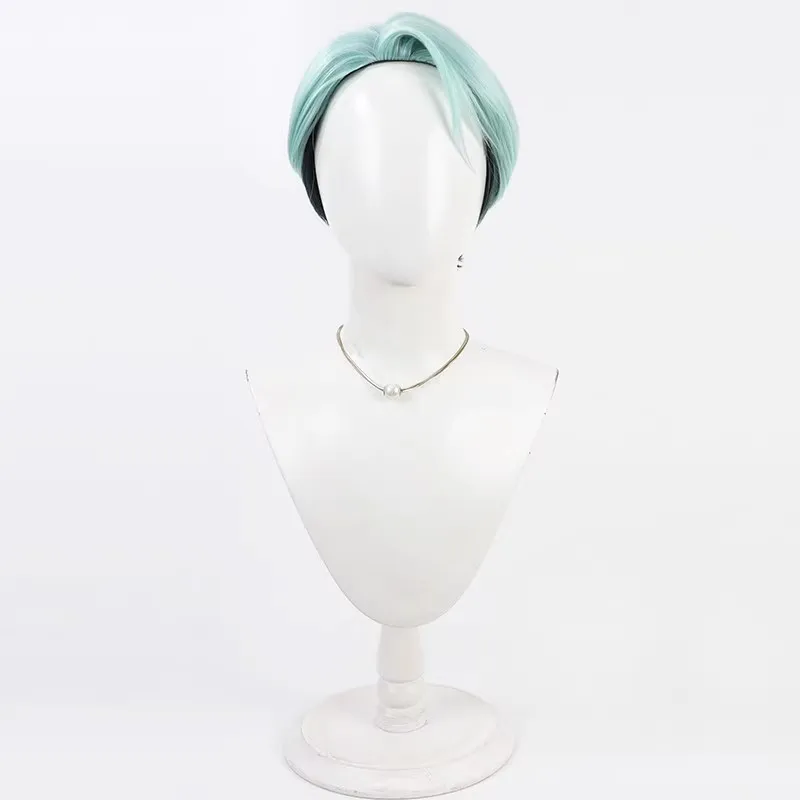 Anime Challia Bull Cosplay Perücke 30CM Kurze Haare Gundam Hitzebeständige Synthetische Perücke + Perücke Kappe Anime Party Halloween perücke + Perücke Kappe