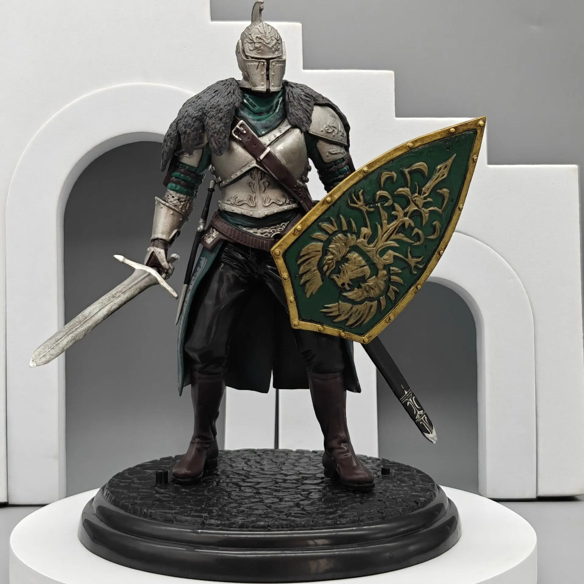Dark Souls Faraam Knight / Artorias The Abysswalker / Black Knight / Advanced Knight Warrior PVC الشكل تحصيل لعبة مجسمة