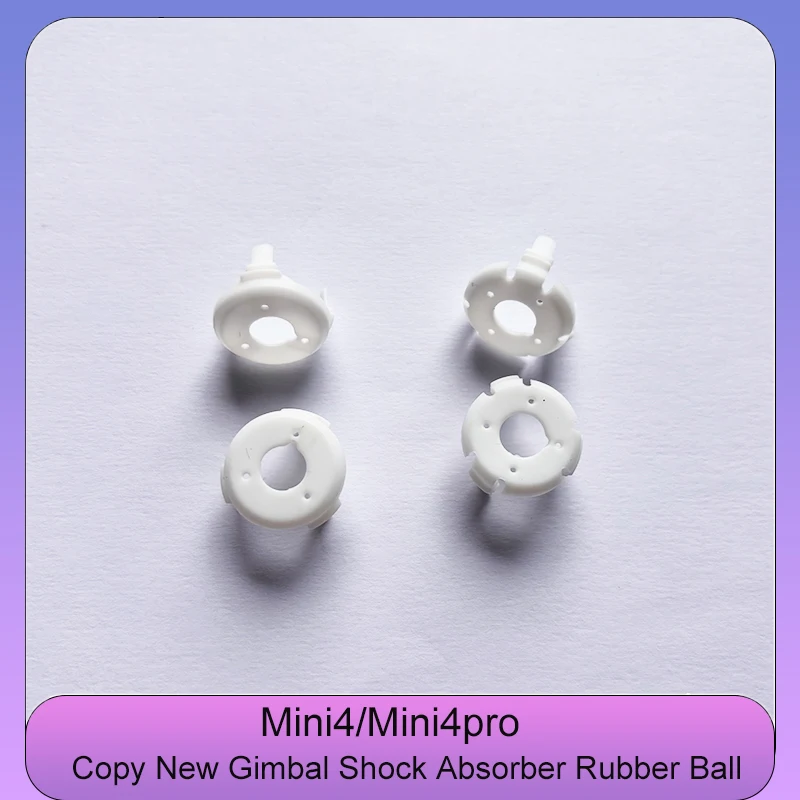 ยี่ห้อใหม่สําหรับ DJI Mini4 & 4Pro Gimbal โช้คอัพบอล Drone อะไหล่ซ่อม Gimbal โช้คอัพยาง 3 หลุม 4 หลุม