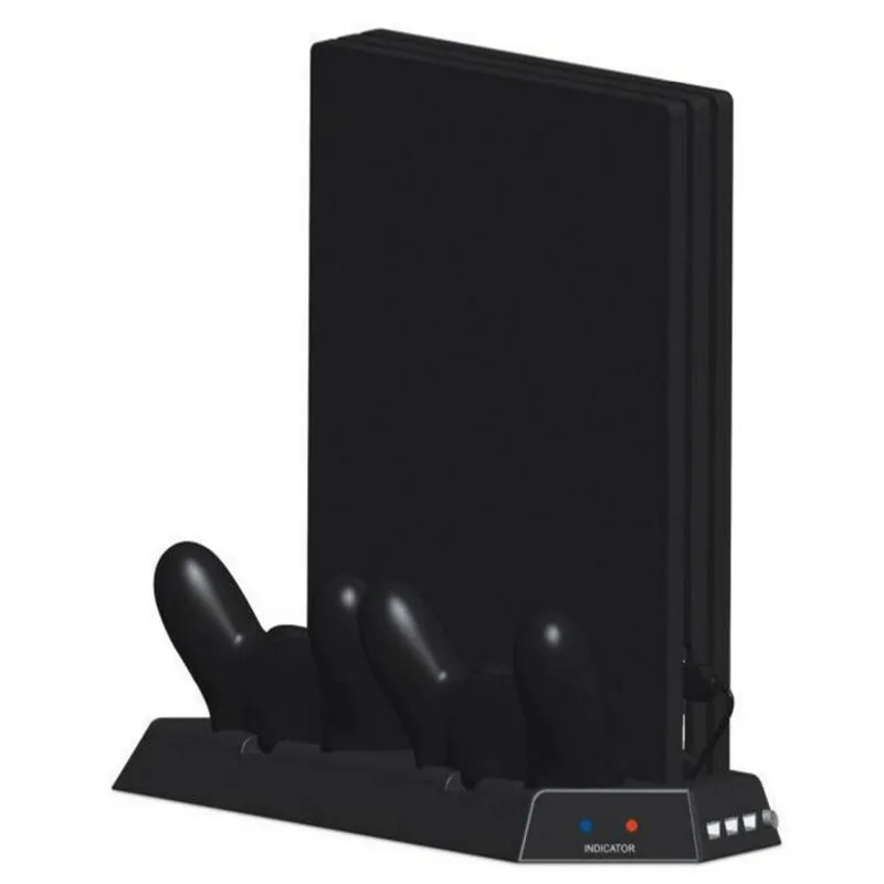 Soporte Vertical para ventilador de refrigeración PS4 Pro V2, Base de estación de carga del controlador para consola Playstation 4 Pro, cargador, soporte para enfriador