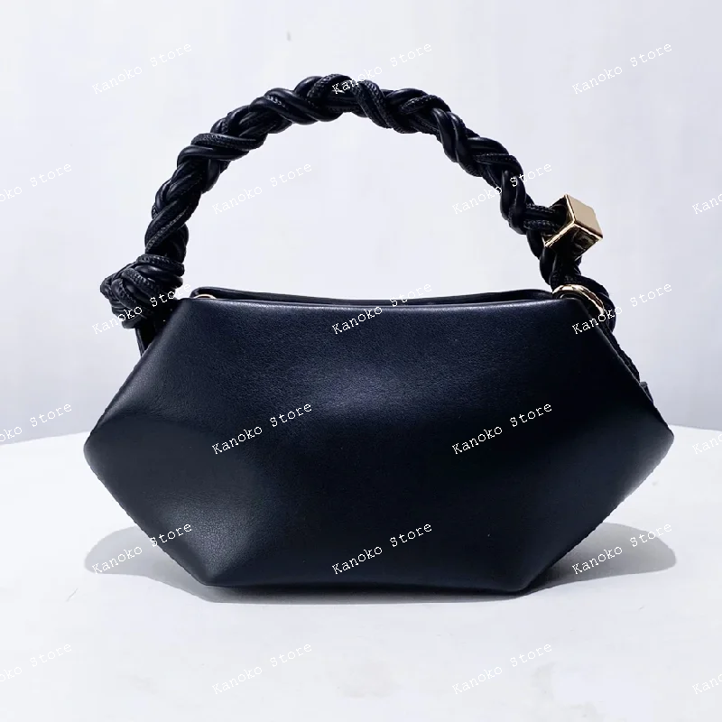 

hexagon shape rope knot weave clutch bags for women luxury designer handbag and purse 2026 new in fashion shoulder crossbody