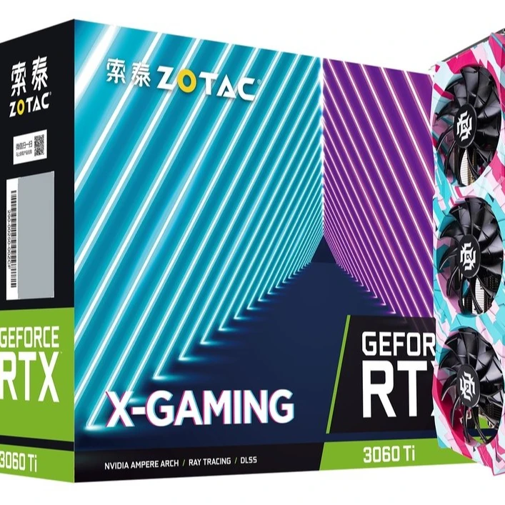 Новинка Zotac GeForce RTX 3060Ti 8G X GAMING GOC GDDR6 герметичная Фотографическая карта для настольных игр GPU RTX 3060