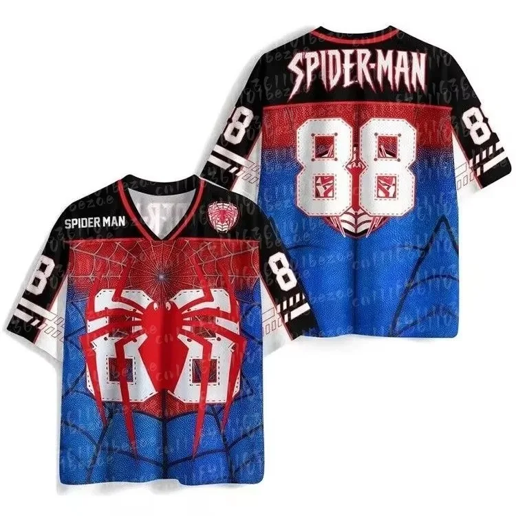 2026 Replika Superhelden-Netzmuster Familien-Matching-T-Shirt, 3D-Druck Streetwear Kurzarm-Oberteile für Lässige Jersey-T-Shirts – Detail 7