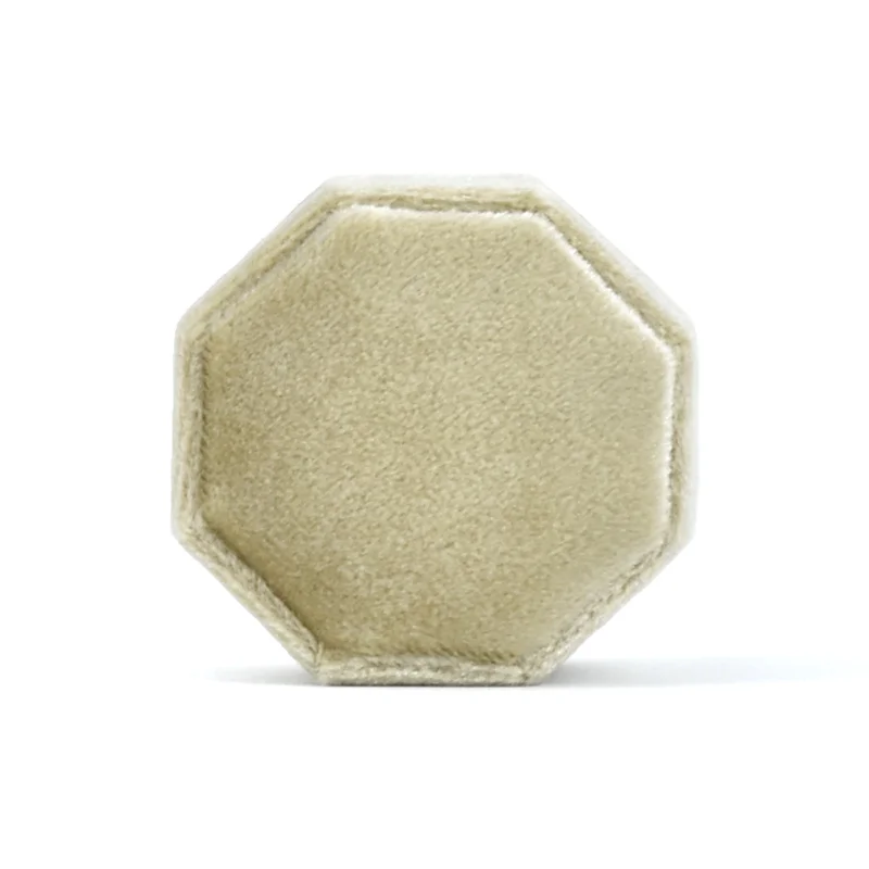 Octagonal Ring Box Velvet Ring Box Jewelry Packaging Box Creative Jewelry Box Wedding Ring Display Box