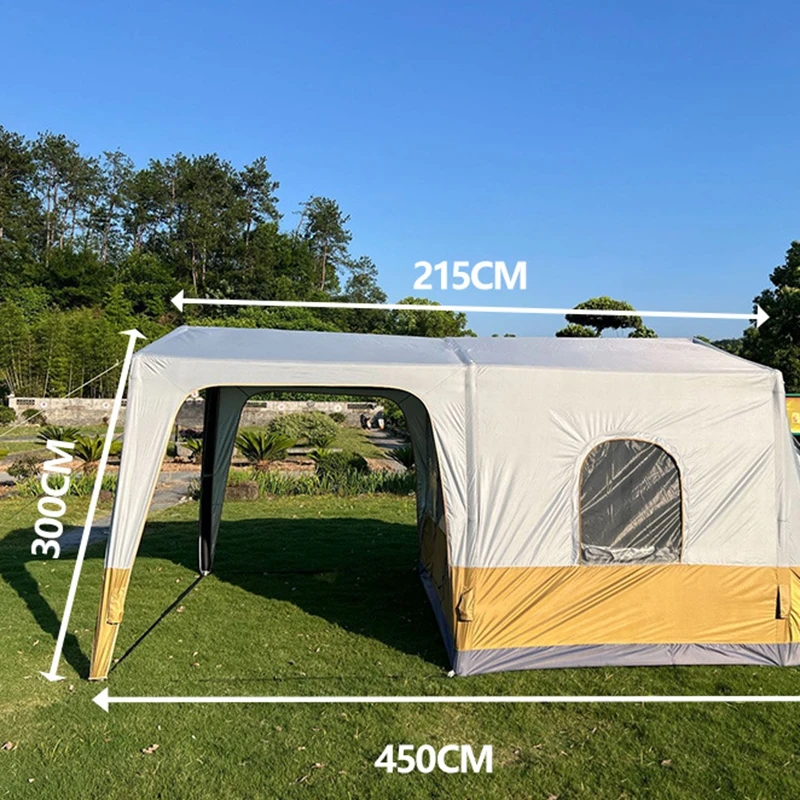 Inflatable Tent, Oxford Fabric Large 1 Room 1 Living Room, Outdoor Camping Tent, Rainproof For RV, Family Camping Tent