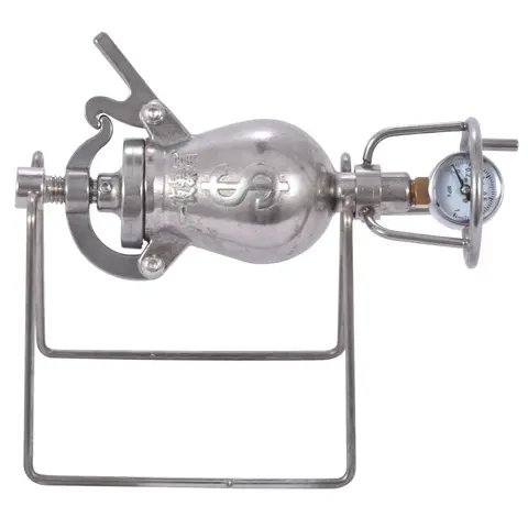 100ml 230ml Hand Popcorn Machine Open Firing Popcorn Puffing Machine Stainless Steel Mini Popper Manual Popcorn Maker