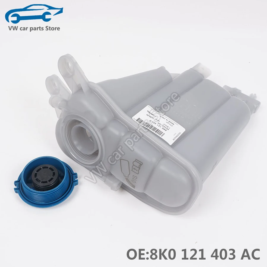 8K0121403AC New Engine Radiator Cooled Coolant Expansion Tank & Radiator Tank Cap For Audi Audi A4 S4 A5 S5 Q5 8K0 121 403 Q