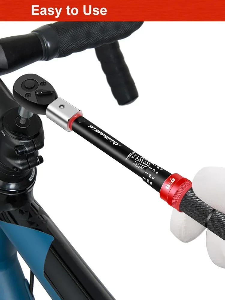 AliExpress ATsafepro Open End Torque Wrench 3-25 Nm, 9*12mm Adjustable Torque Wrench,Bike Torque Wrench for Bike and Motorcycle Maintenance
